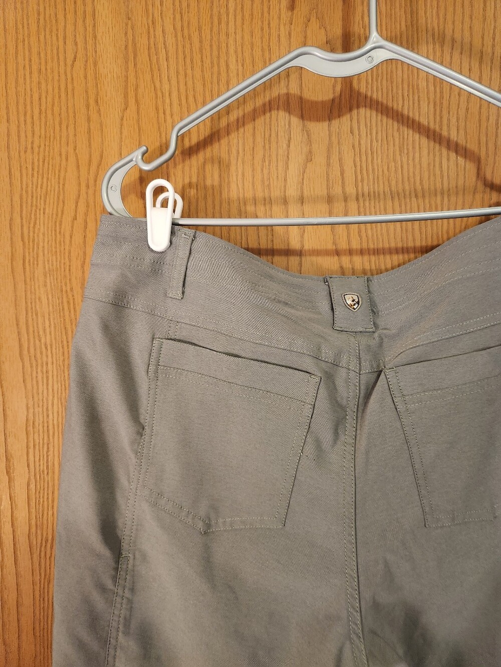 Kuhl Hiking Shorts Women's Sz 14 Gray Trekr Outdoor Camping Fishing 10” Inseam - Picture 8 of 16